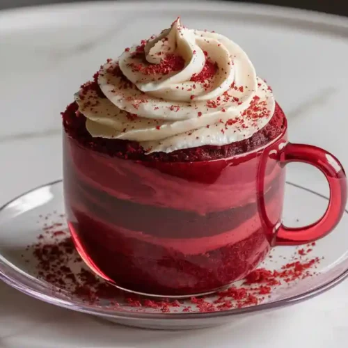 Red Velvet Mug Cake